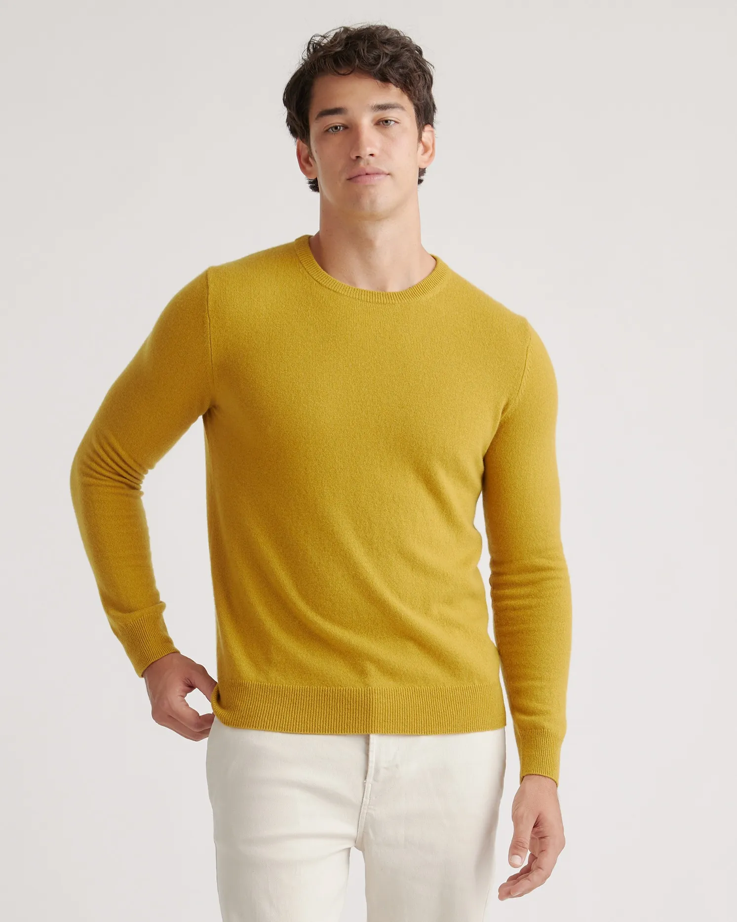 Mongolian Cashmere Crewneck Sweater