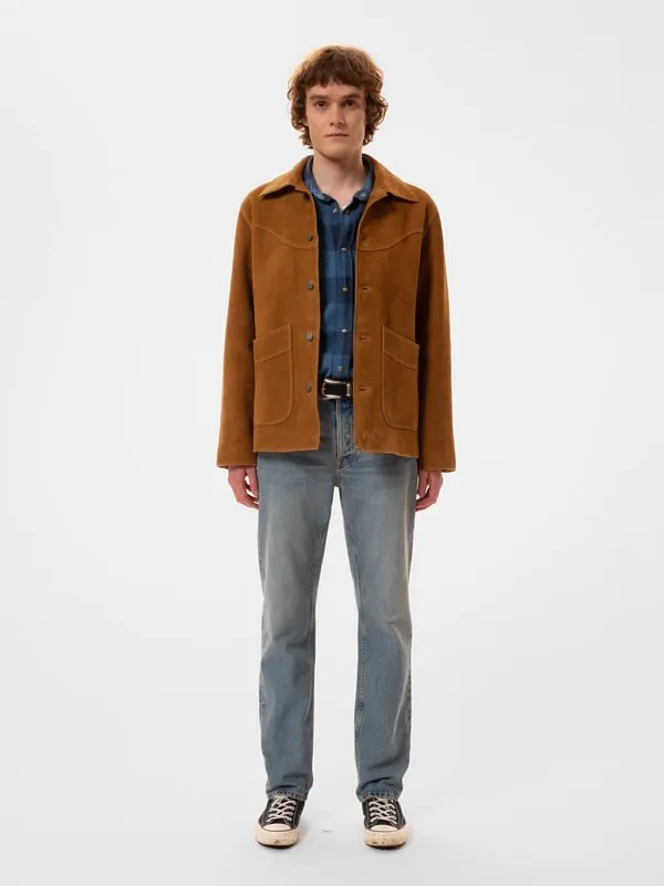 Muddy Nubuck Jacket Camel