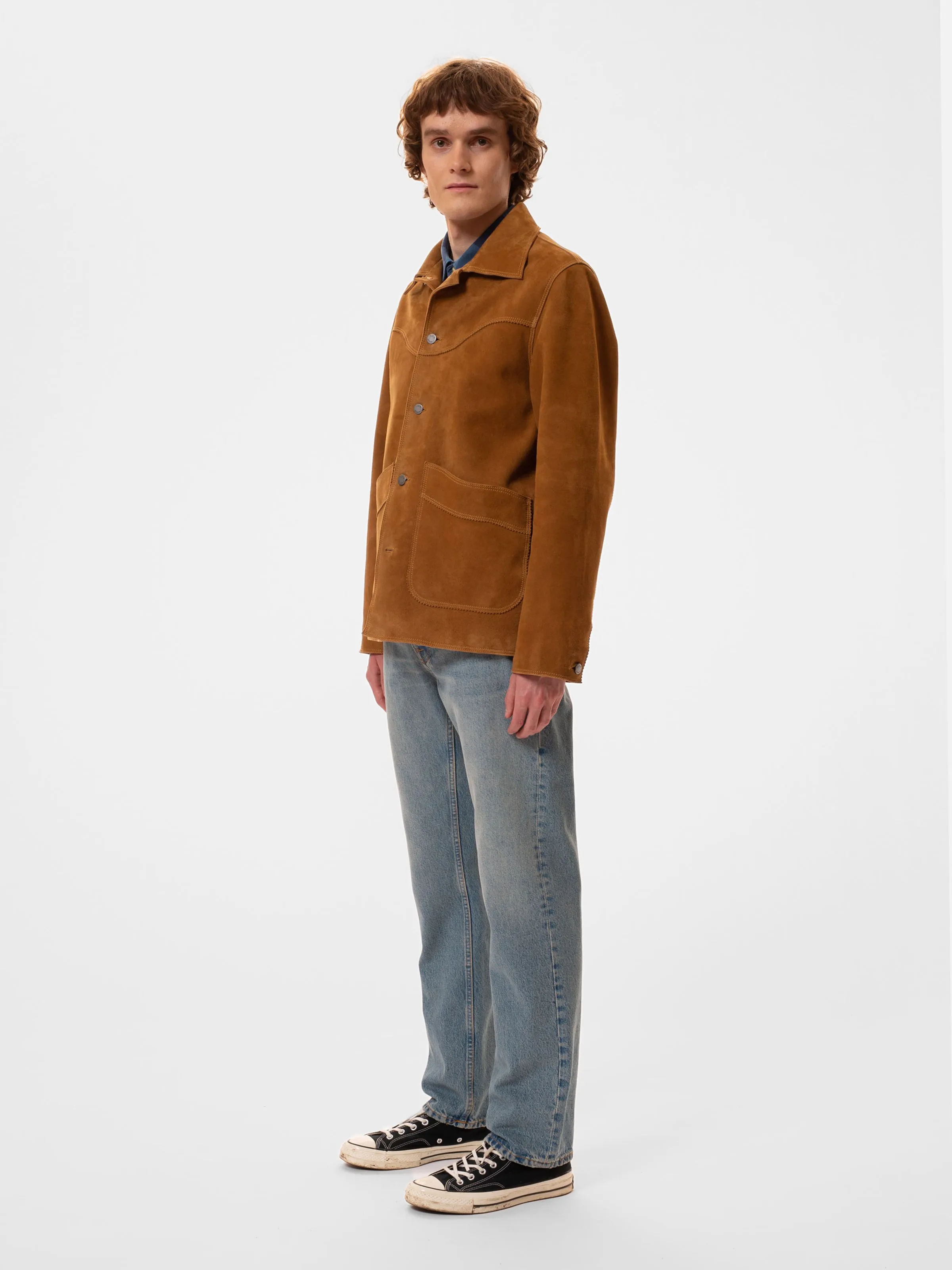 Muddy Nubuck Jacket Camel