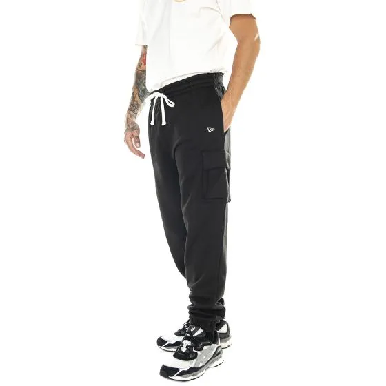 New Era M' NE Cargo Jogger New Era Black / White Pants