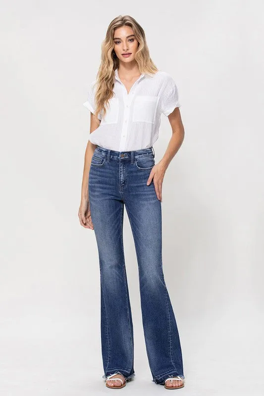 Ordinary World High Rise Released Hem Non Distressed Flare Jeans (DS) FG FM