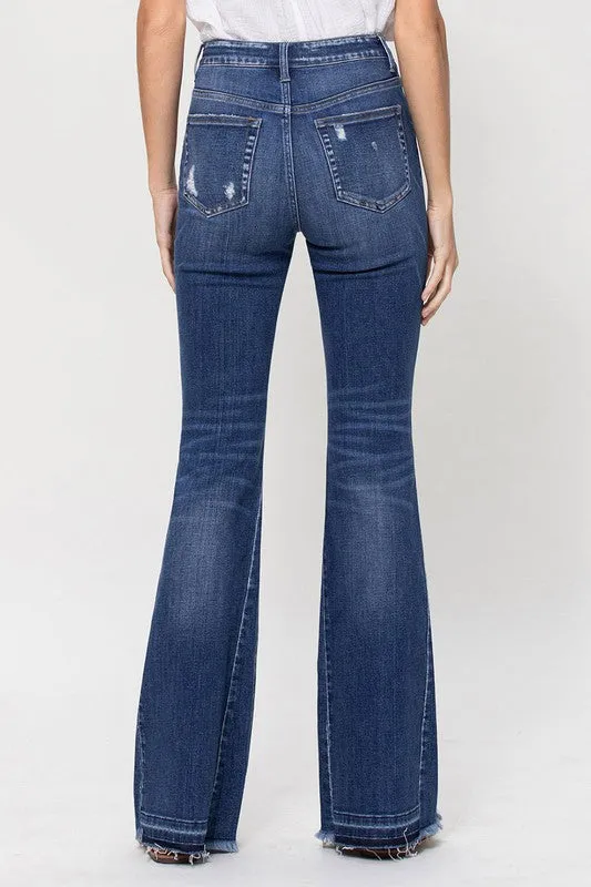 Ordinary World High Rise Released Hem Non Distressed Flare Jeans (DS) FG FM