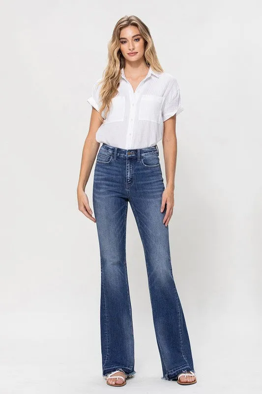 Ordinary World High Rise Released Hem Non Distressed Flare Jeans (DS) FG FM