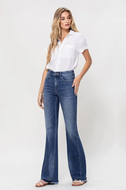 Ordinary World High Rise Released Hem Non Distressed Flare Jeans (DS) FG FM