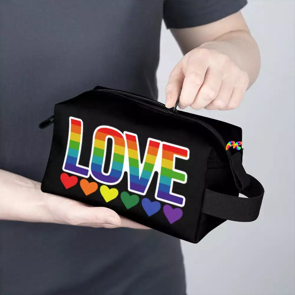 Pride Black Toiletry Bag and Gift