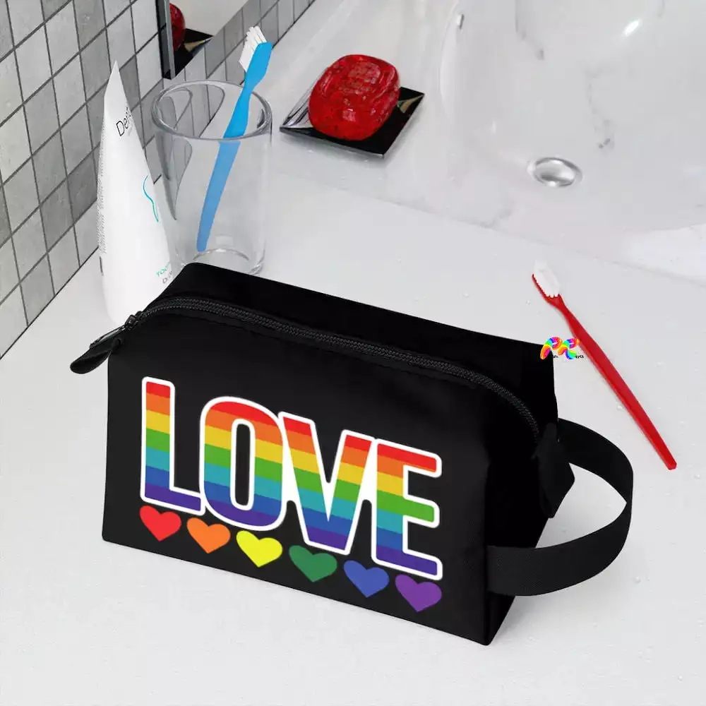 Pride Black Toiletry Bag and Gift