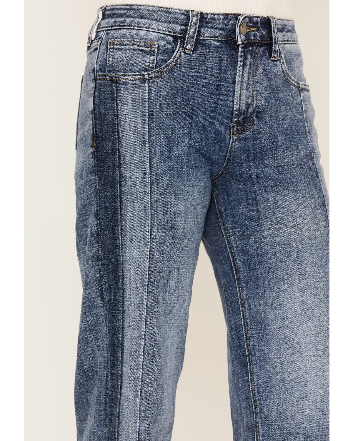 Product Name:  Billy T Women's Medium Wash Mid Rise Wide Flare Jeans