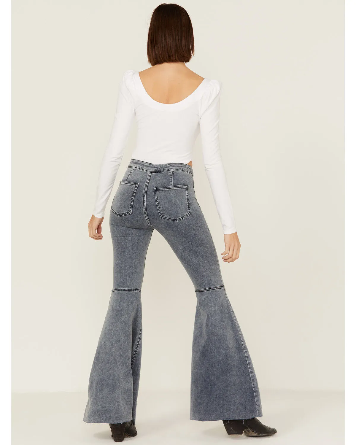 Product Name:  Free People Women's Just Float On Cloudy Indigo Flare Jeans