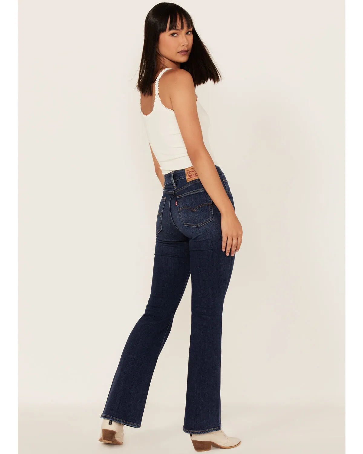 Product Name:  Levi's Women's 726 Dark Wash High-Rise Flare Jeans