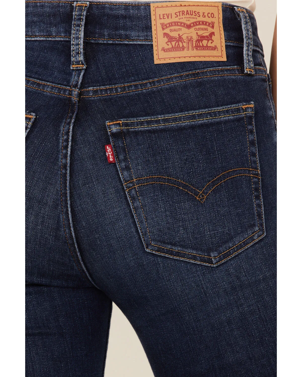 Product Name:  Levi's Women's 726 Dark Wash High-Rise Flare Jeans