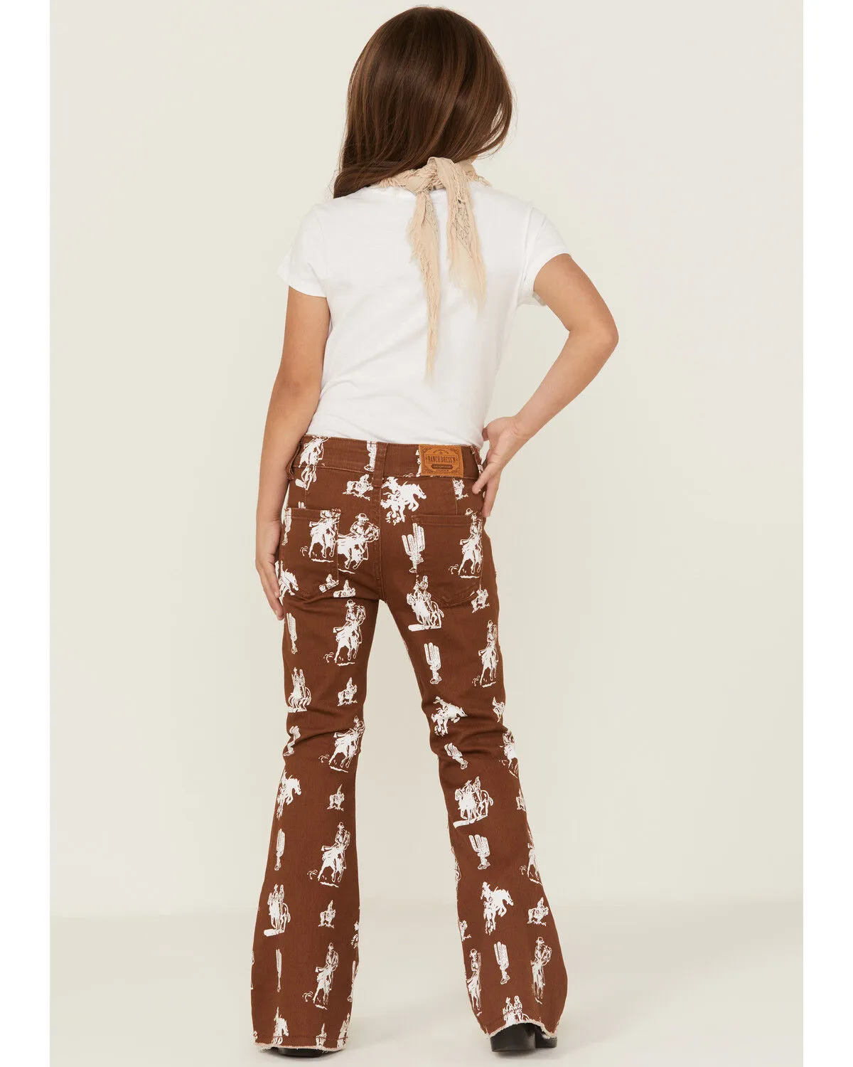 Product Name:  Ranch Dress'n Girls' Buckaroo Rust Super Flare Jeans