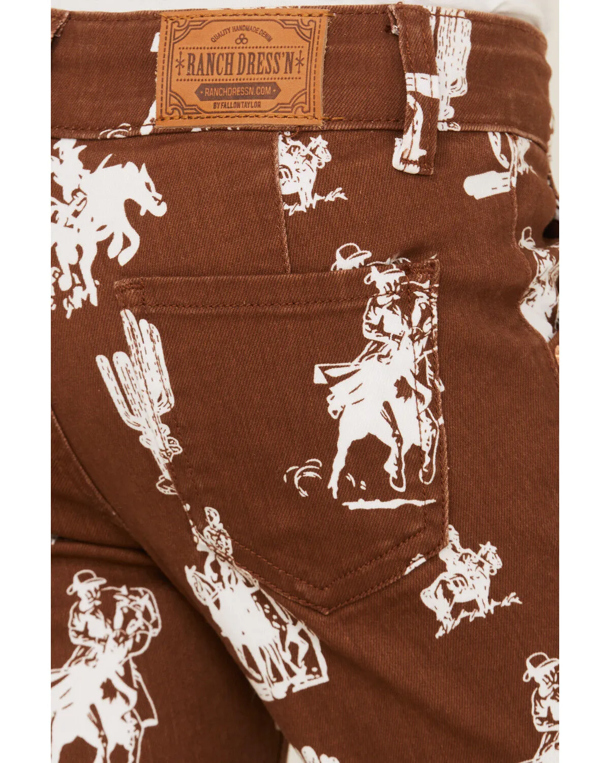 Product Name:  Ranch Dress'n Girls' Buckaroo Rust Super Flare Jeans