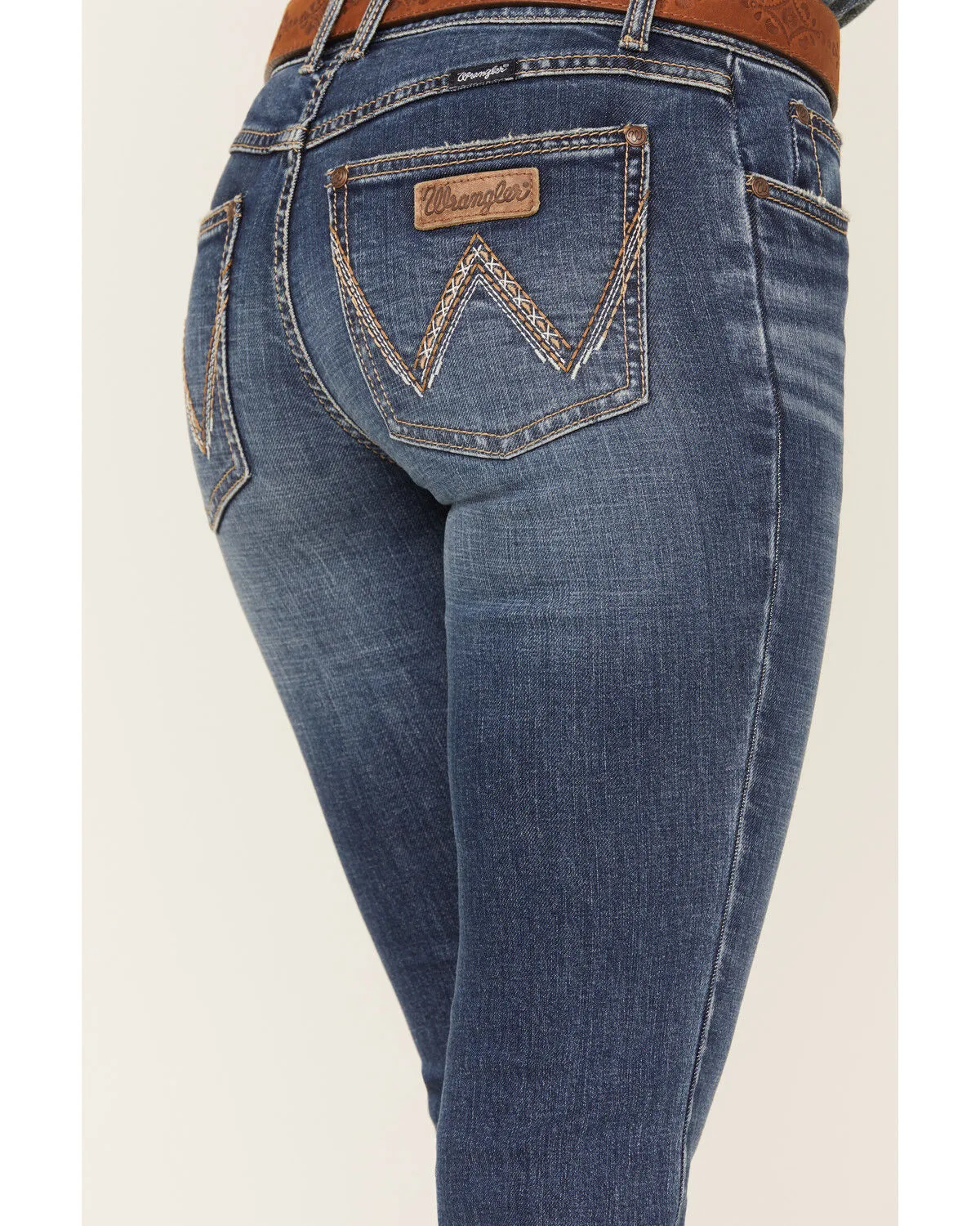 Product Name:  Wrangler Retro Women's Mae Flare Mid Rise Faith Denim Jeans