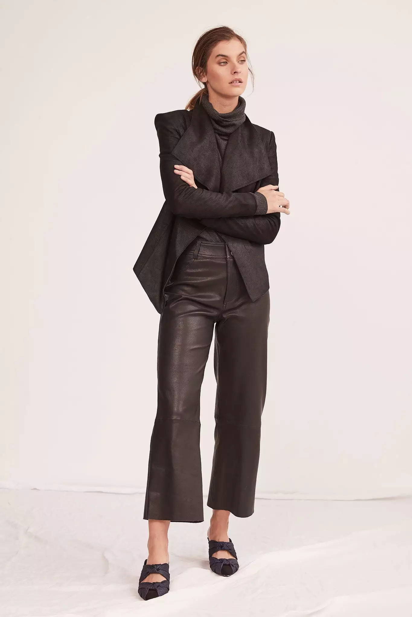 Prospect Pant Black Stretch Leather