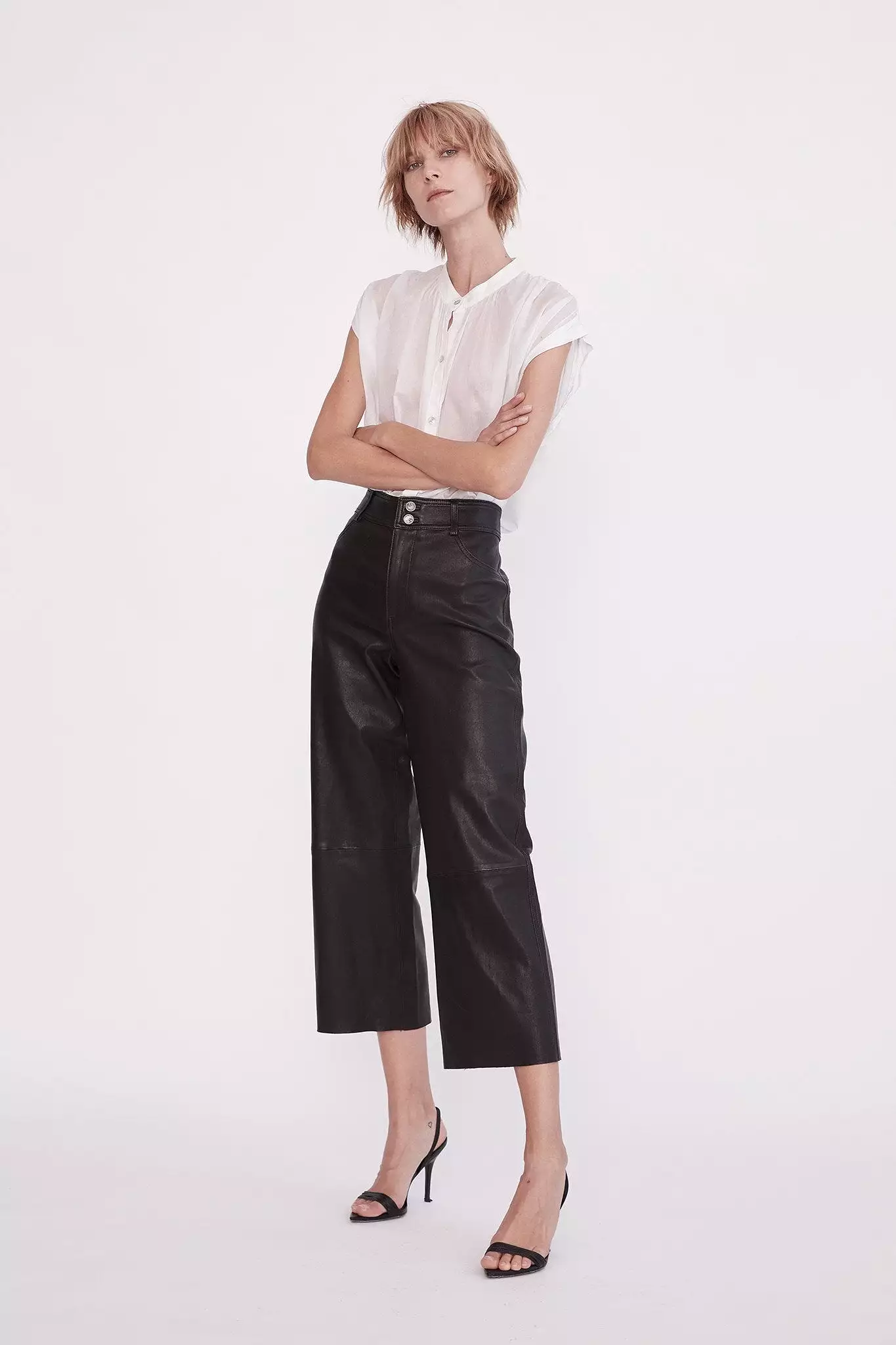 Prospect Pant Black Stretch Leather