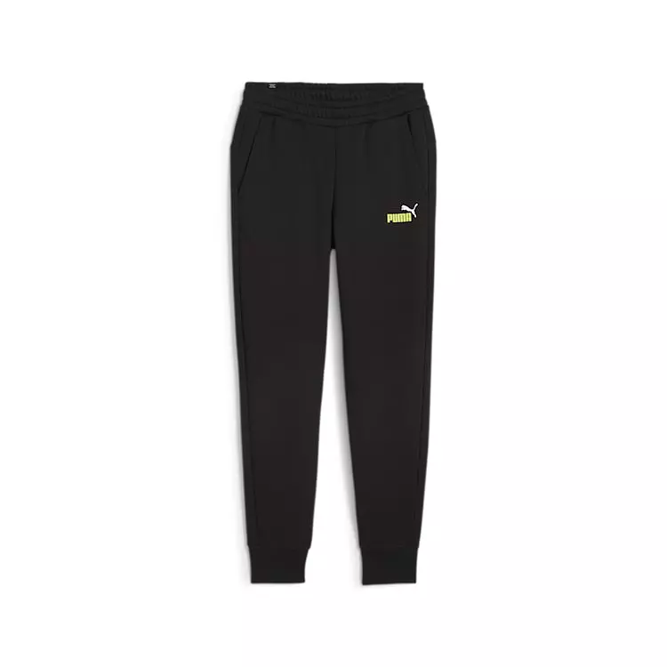 PUMA MENS ESSENTIAL 2 COLOUR LOGO PANT BLACK