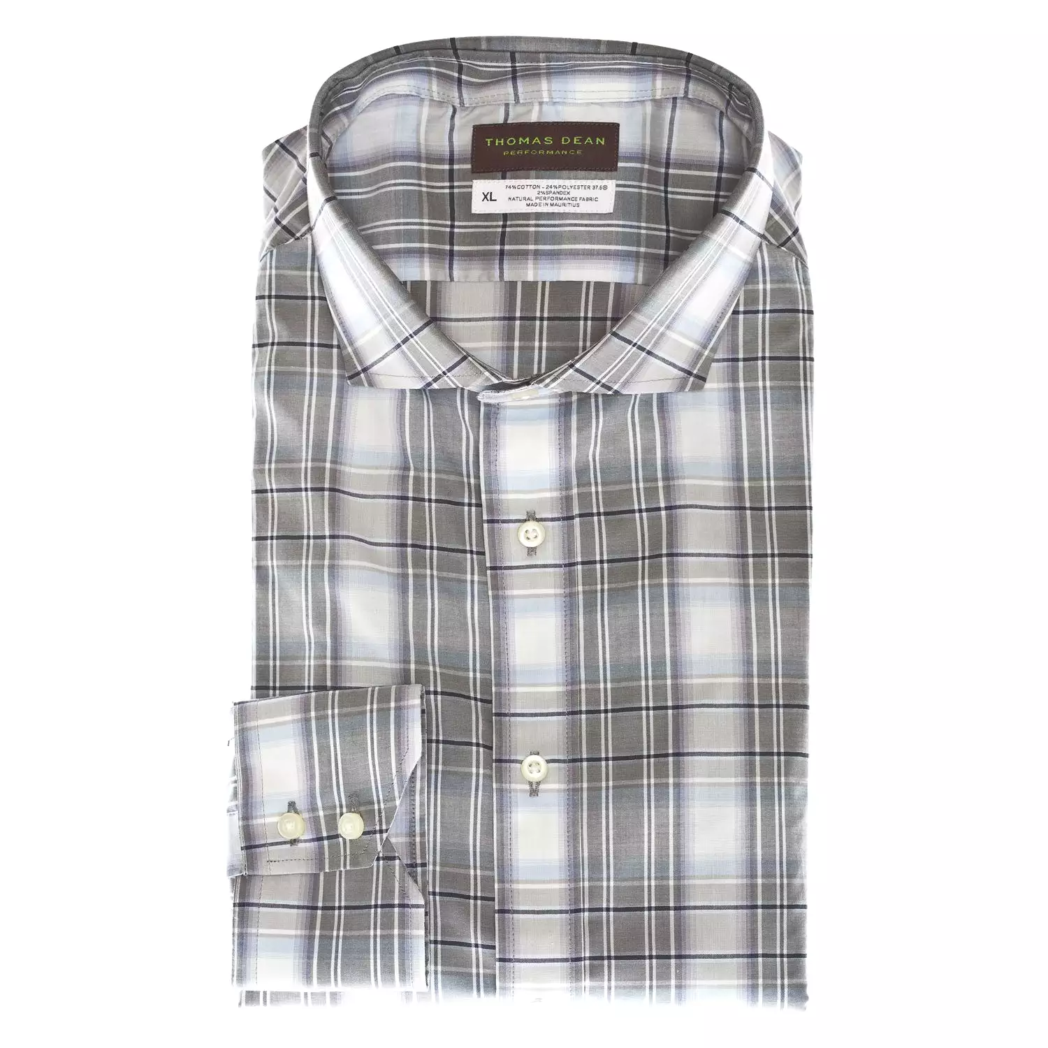 Purple Check Performance Sport Shirt