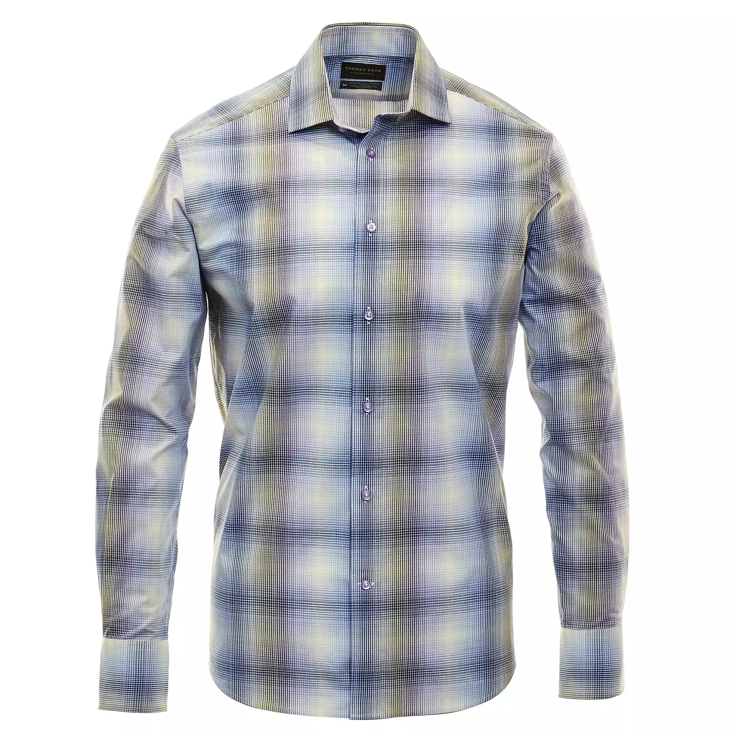 Purple Check Performance Sport Shirt