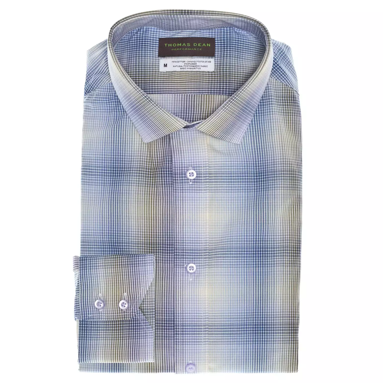 Purple Check Performance Sport Shirt