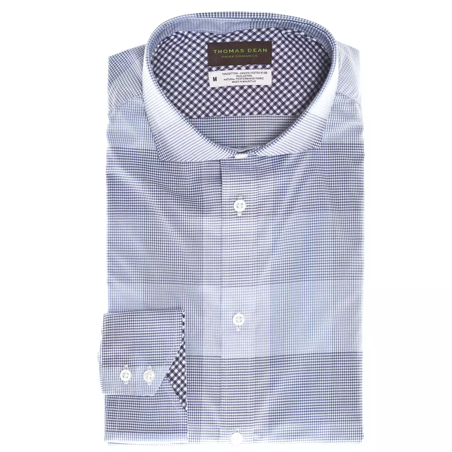 Purple Check Performance Sport Shirt