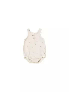 Quincy Mae - Bees Sleeveless Bubble Romper