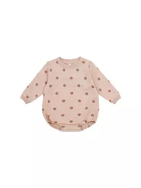 Quincy Mae - Daisies Crewneck Bubble Romper