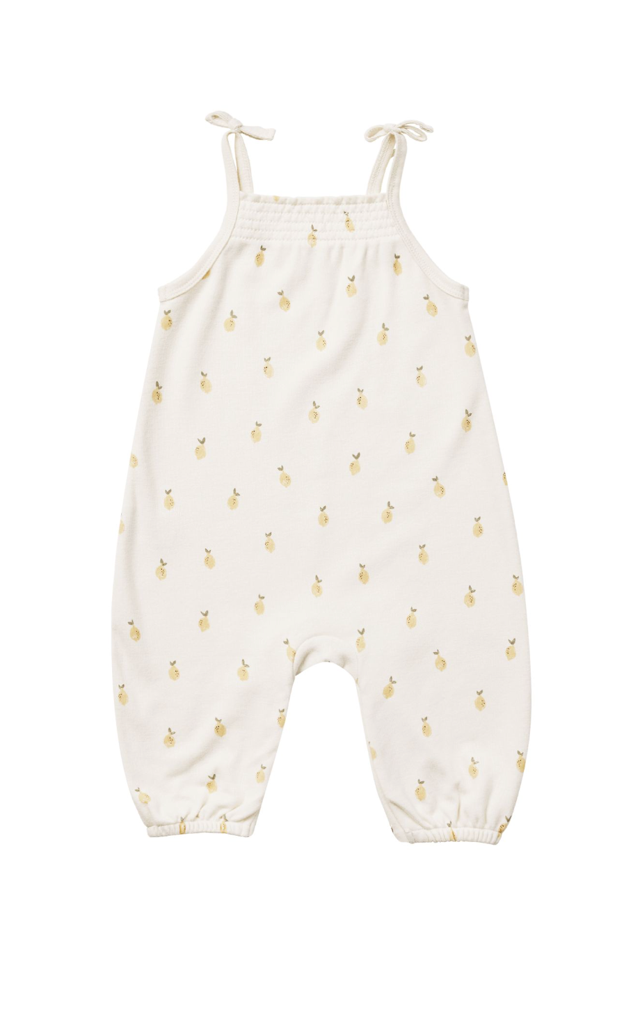 Quincy Mae - Lemon Smocked Jumpsuit