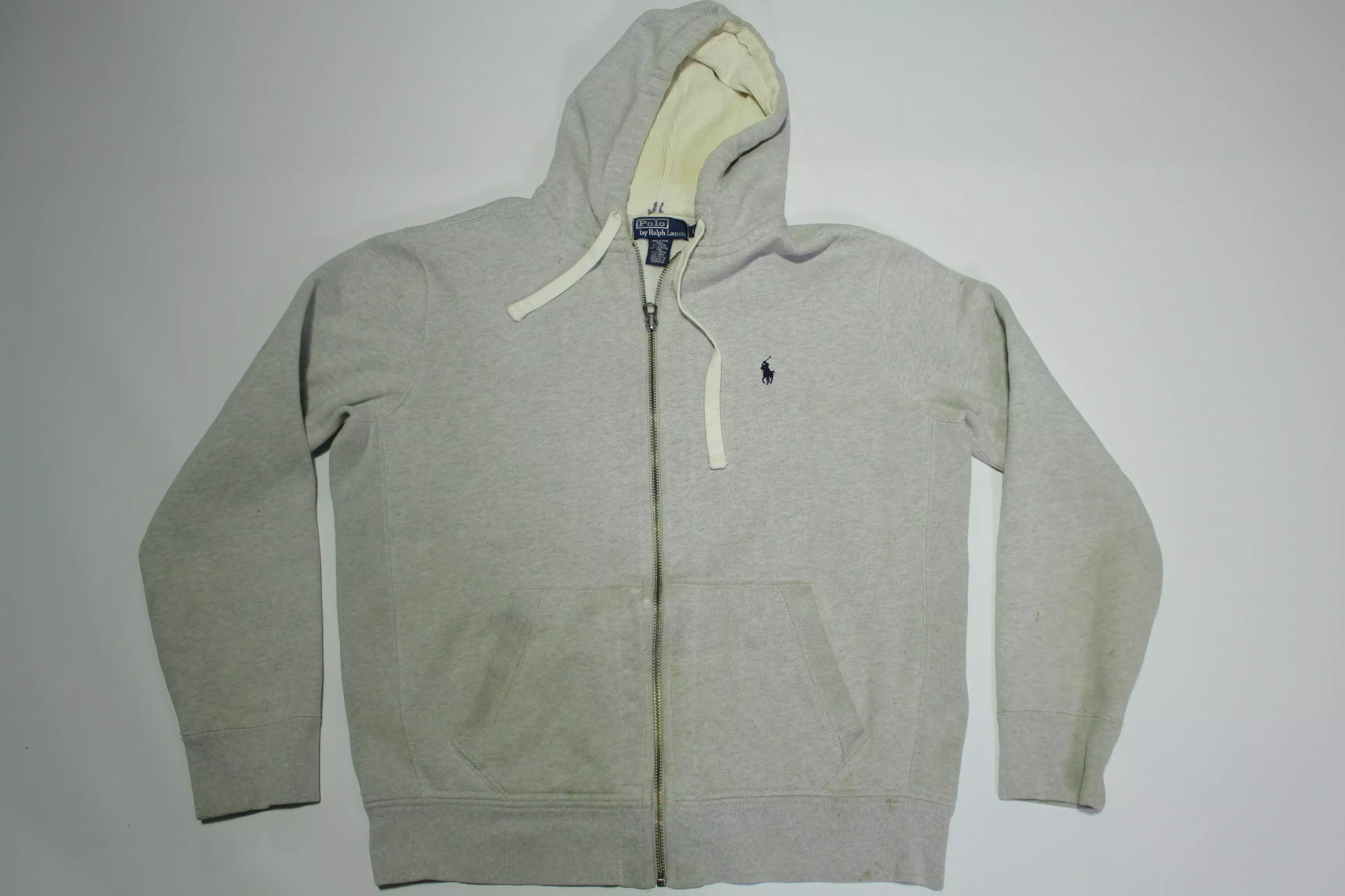 Ralph Lauren Vintage 90's Reverse Weave Hoodie Sweatshirt