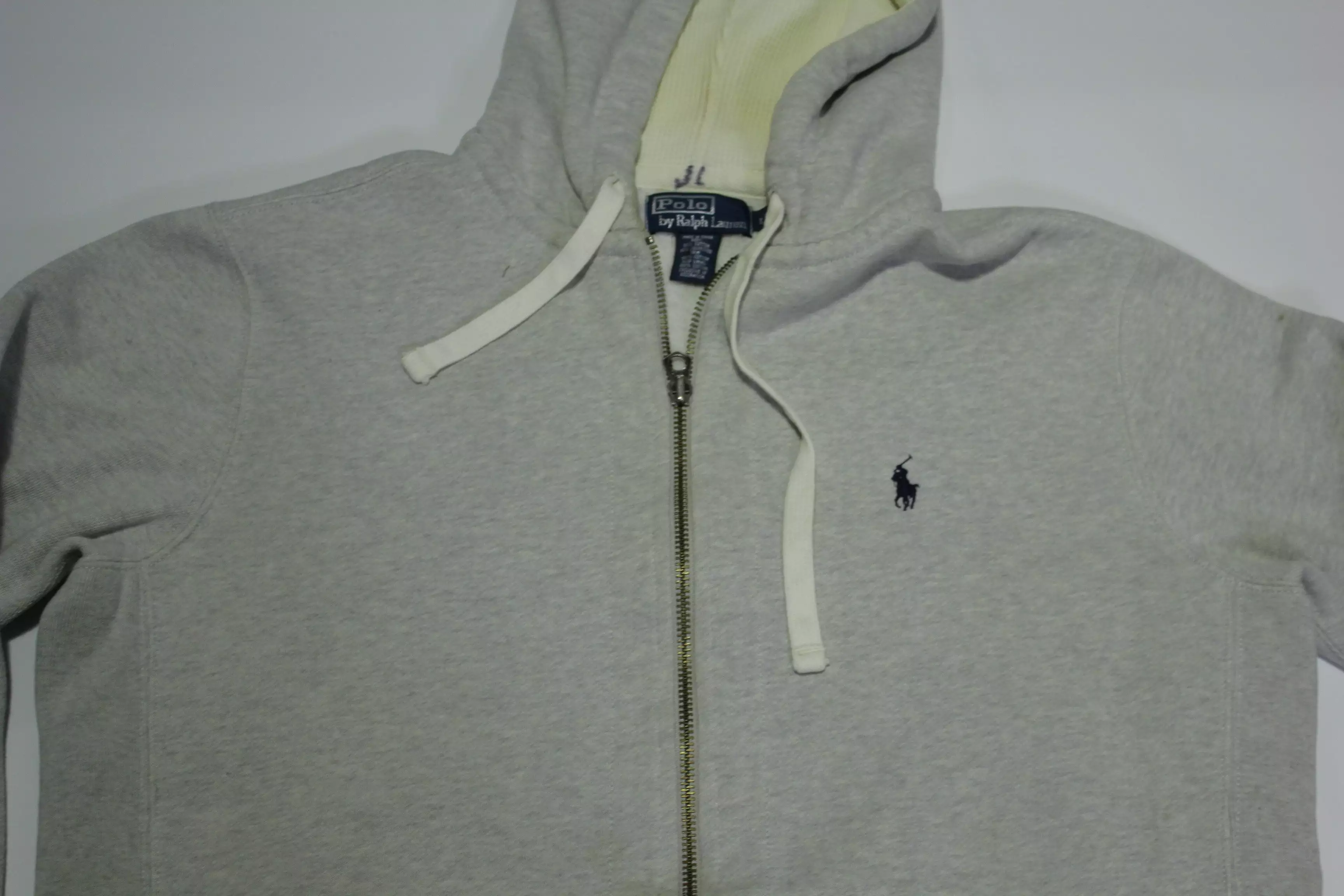 Ralph Lauren Vintage 90's Reverse Weave Hoodie Sweatshirt