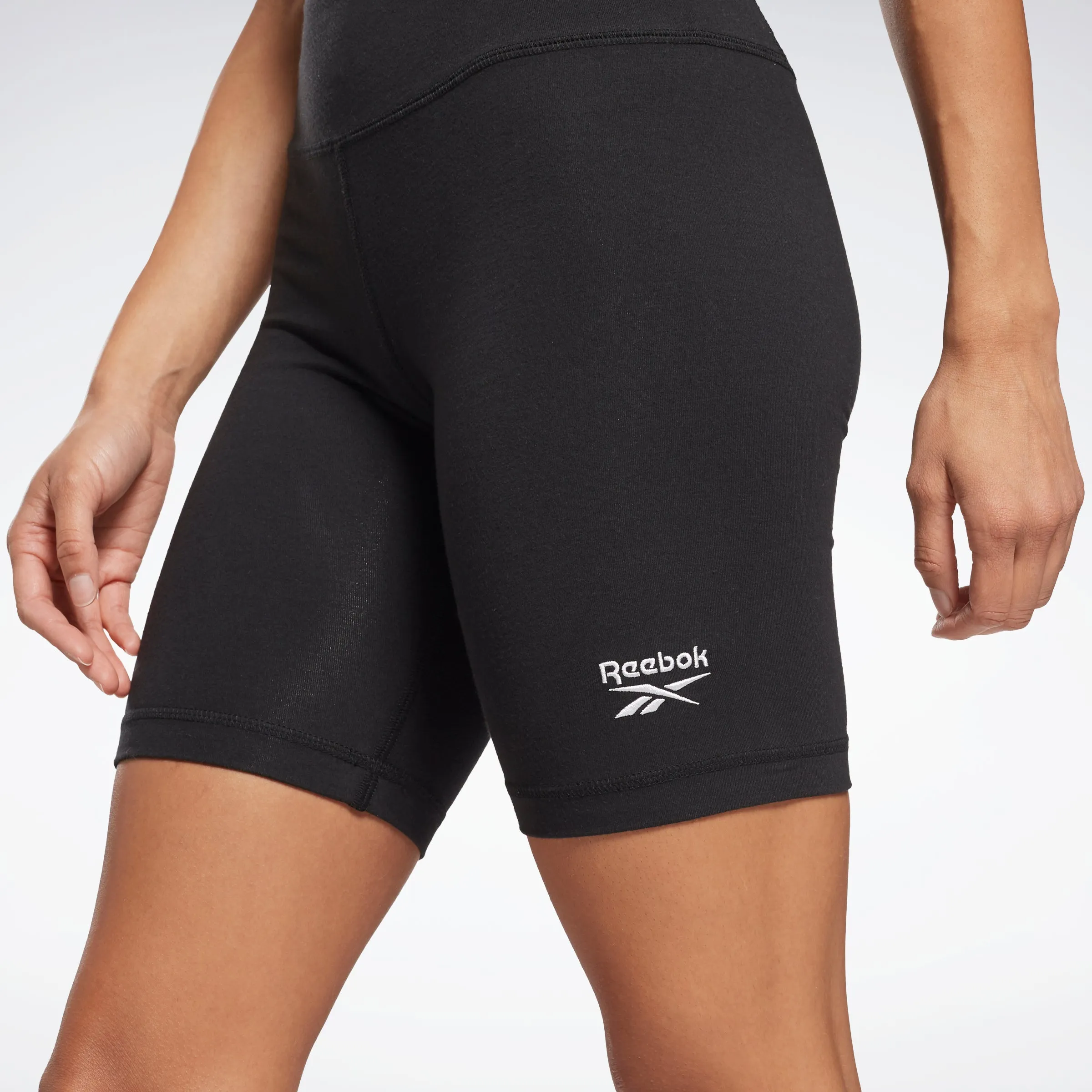 Reebok Identity Fitted Logo Shorts Black