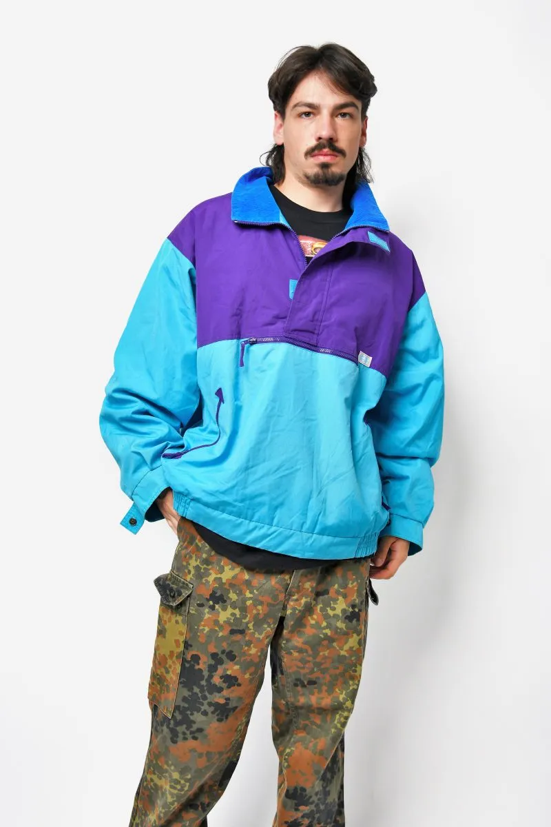 Retro ski windbreaker jacket