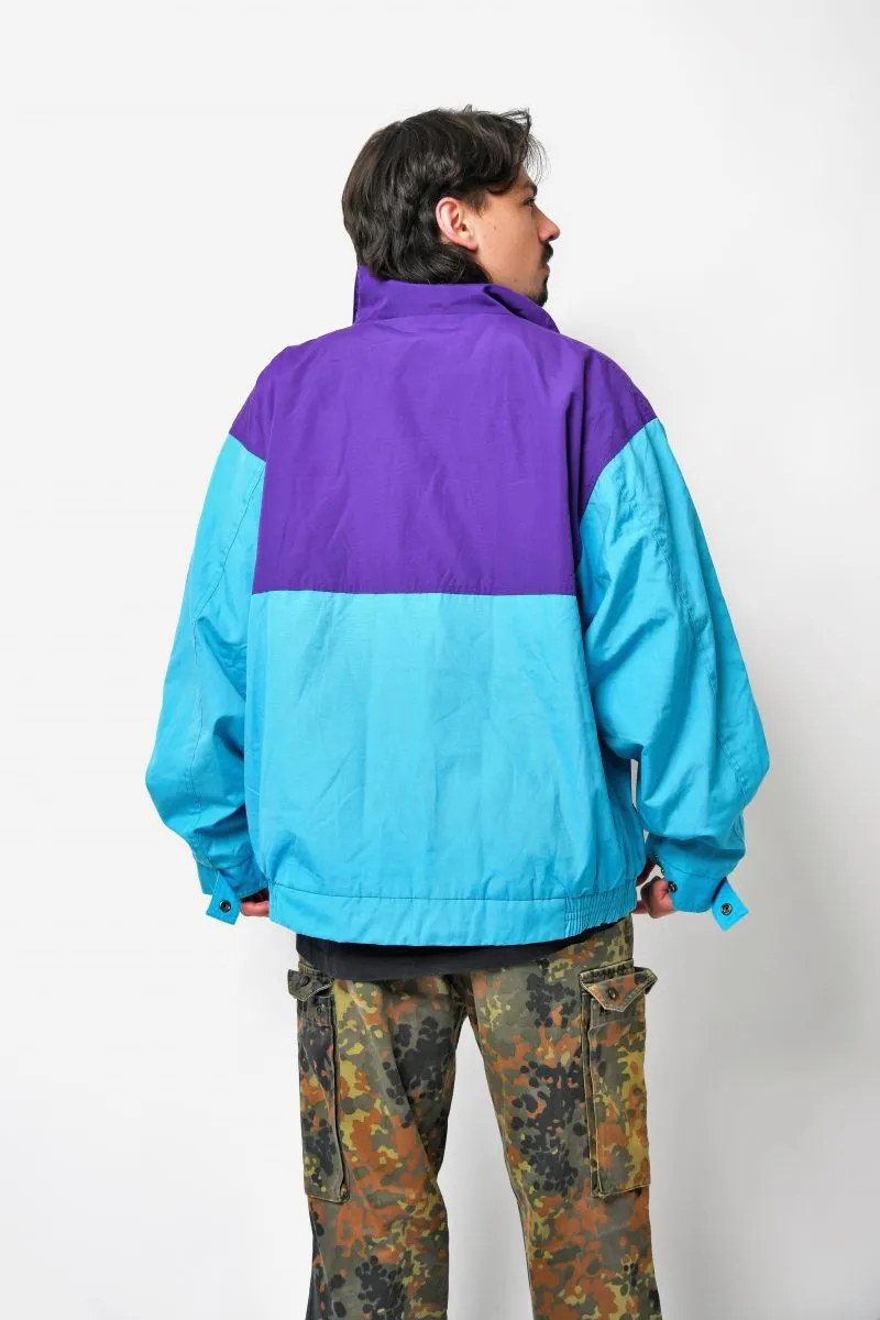 Retro ski windbreaker jacket