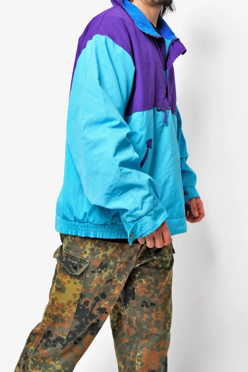 Retro ski windbreaker jacket