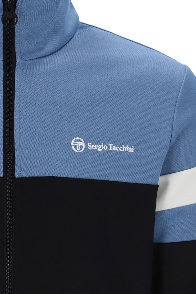 Sergio Tacchini Jonnie Track Jacket Black Coronet Blue