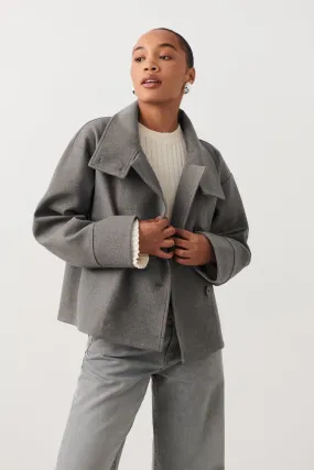 Short felt jacket