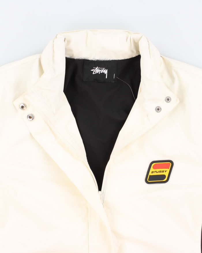 Stussy Cream Windbreaker Jacket - M