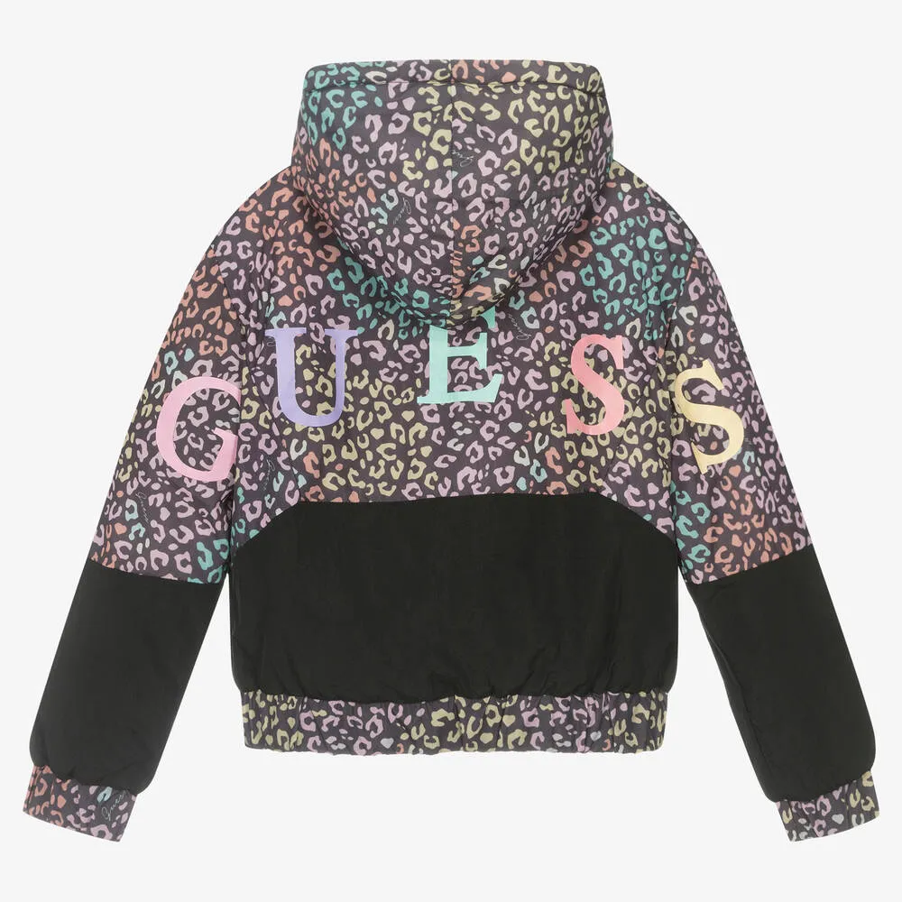 Teen Leopard Windbreaker Jacket