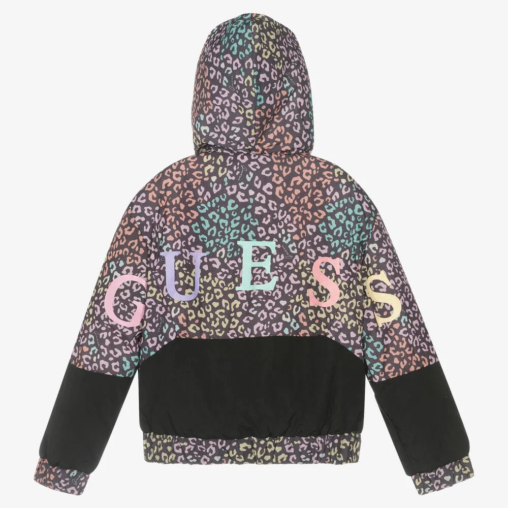 Teen Leopard Windbreaker Jacket