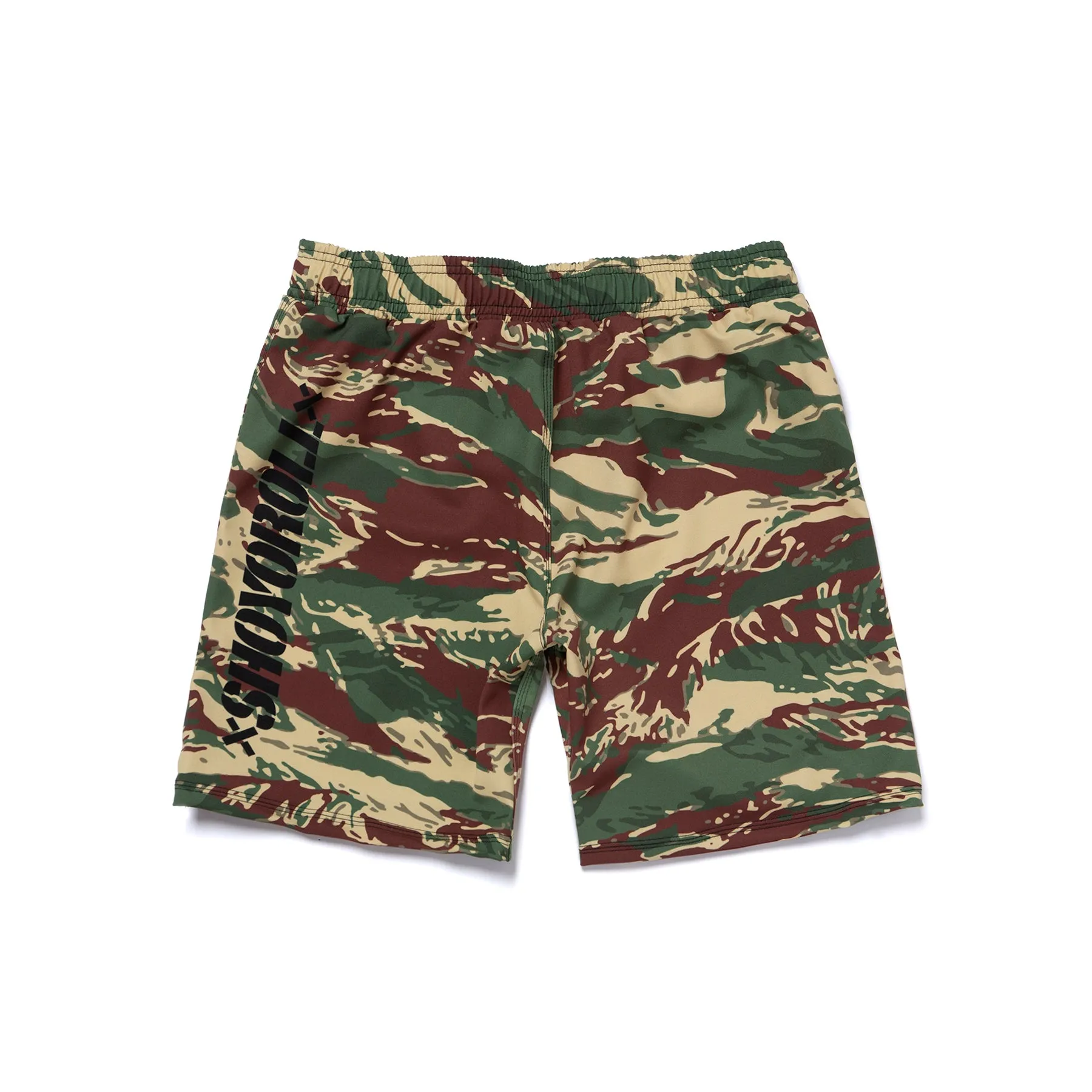 Training Fitted Shorts (GREEN CAMO)