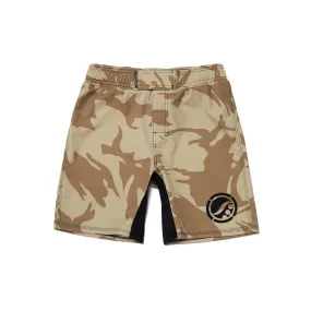 Training Fitted Shorts (TAN CAMO)