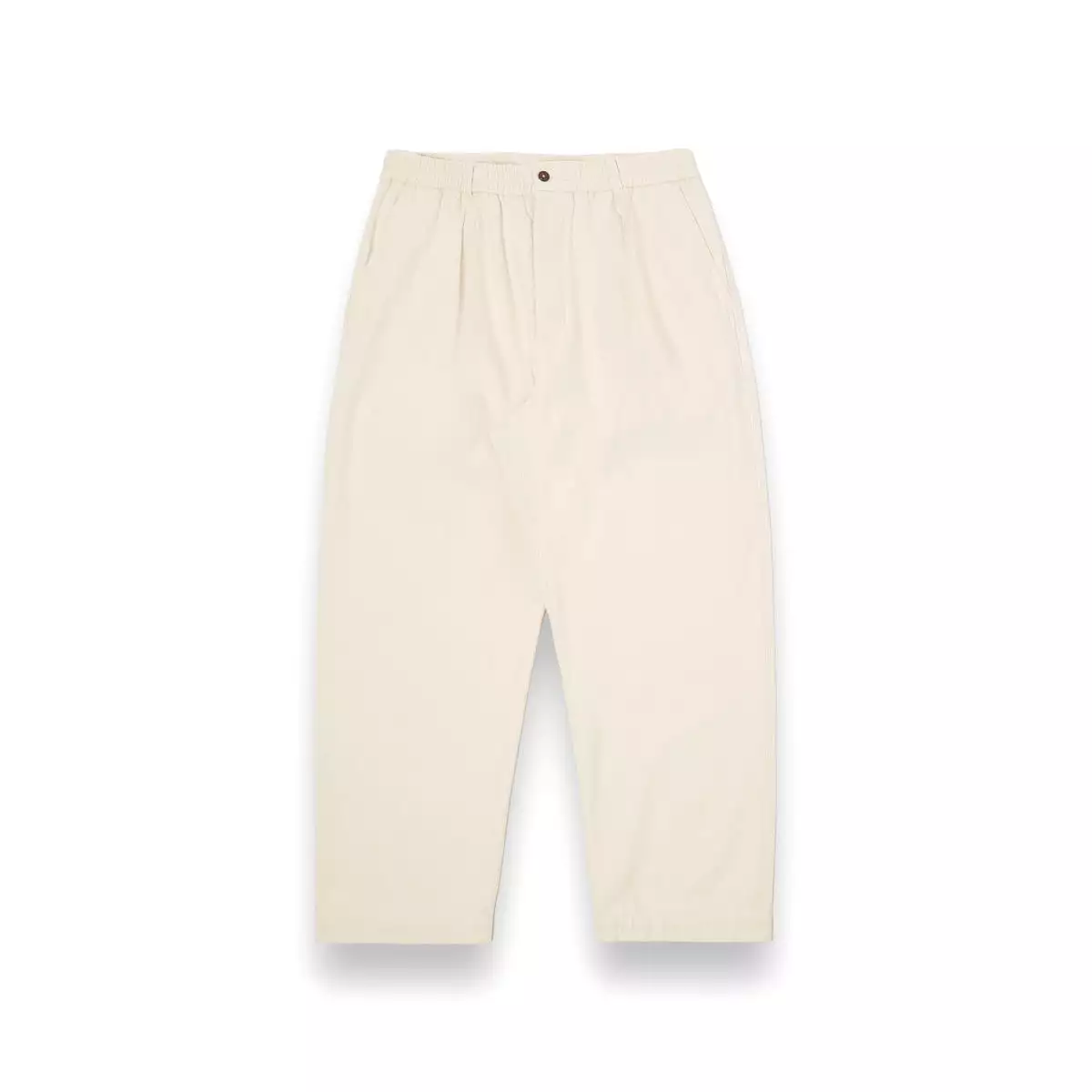 Universal Works Pleated Track Pant 30250 recycled cotton ecru