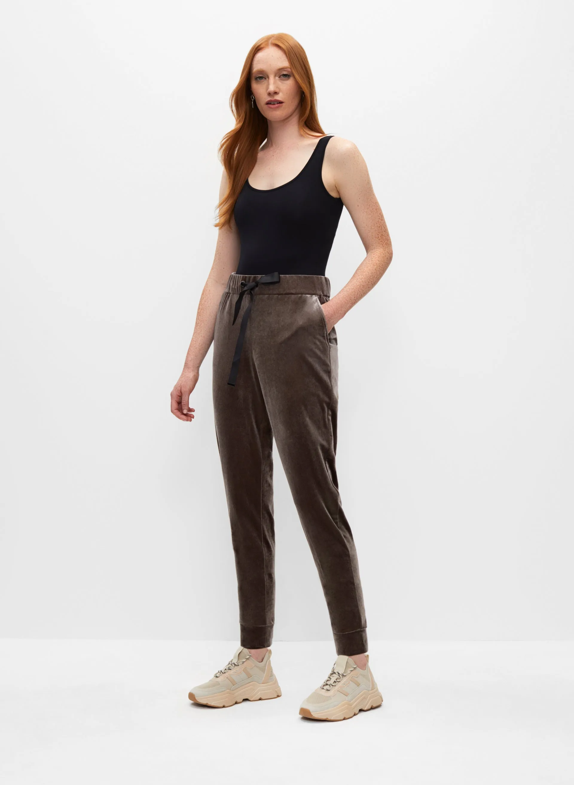 Velour Jogger Pants