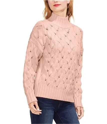 Vince Camuto Womens Open Knit Pullover Sweater