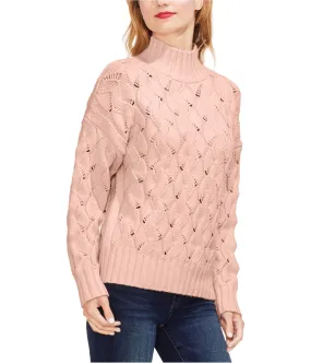 Vince Camuto Womens Open Knit Pullover Sweater