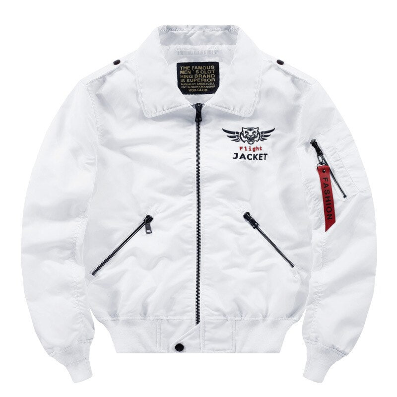 Winter Windbreaker Military Pilot Jacket Men Air Force Thick Multi-pocket Bomber Jacket