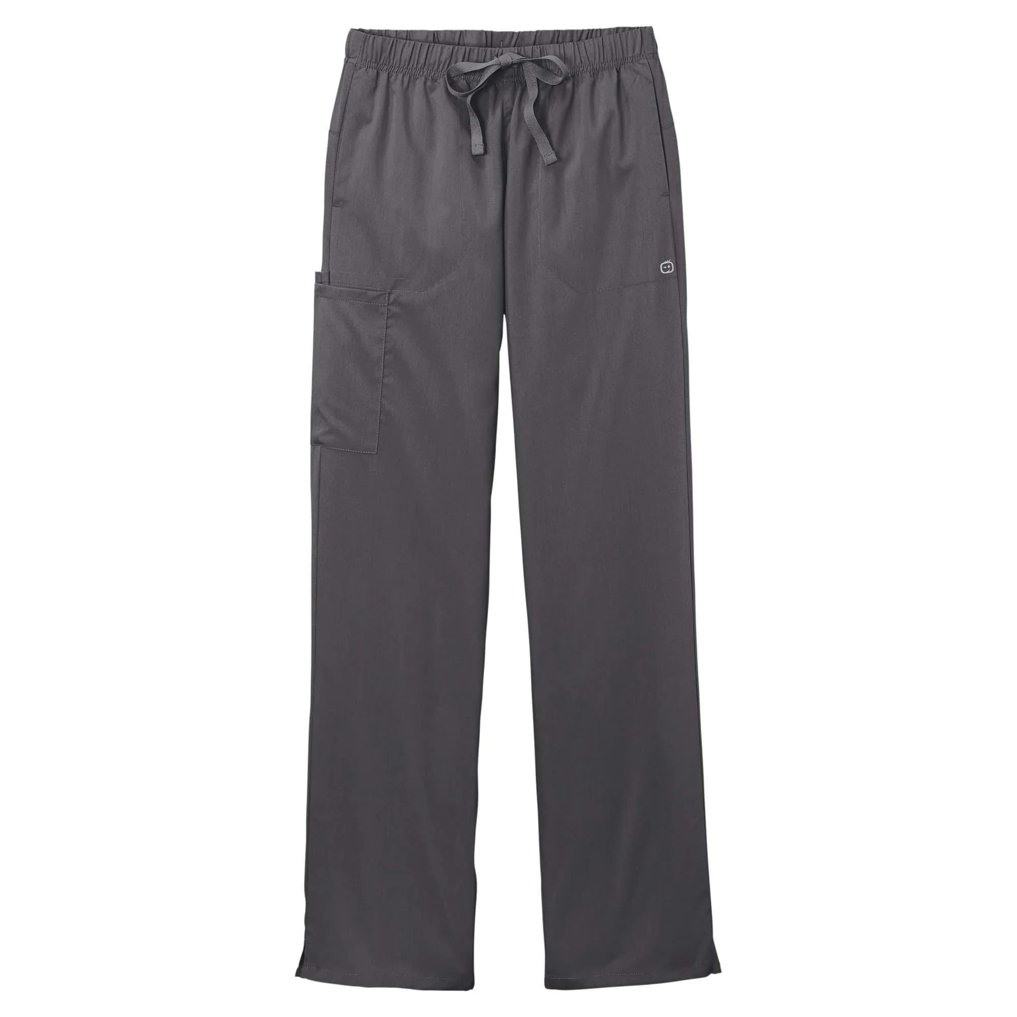 WonderWink WW4158 Women's Premiere Flex Cargo Pocket Scrub Pants - Pewter