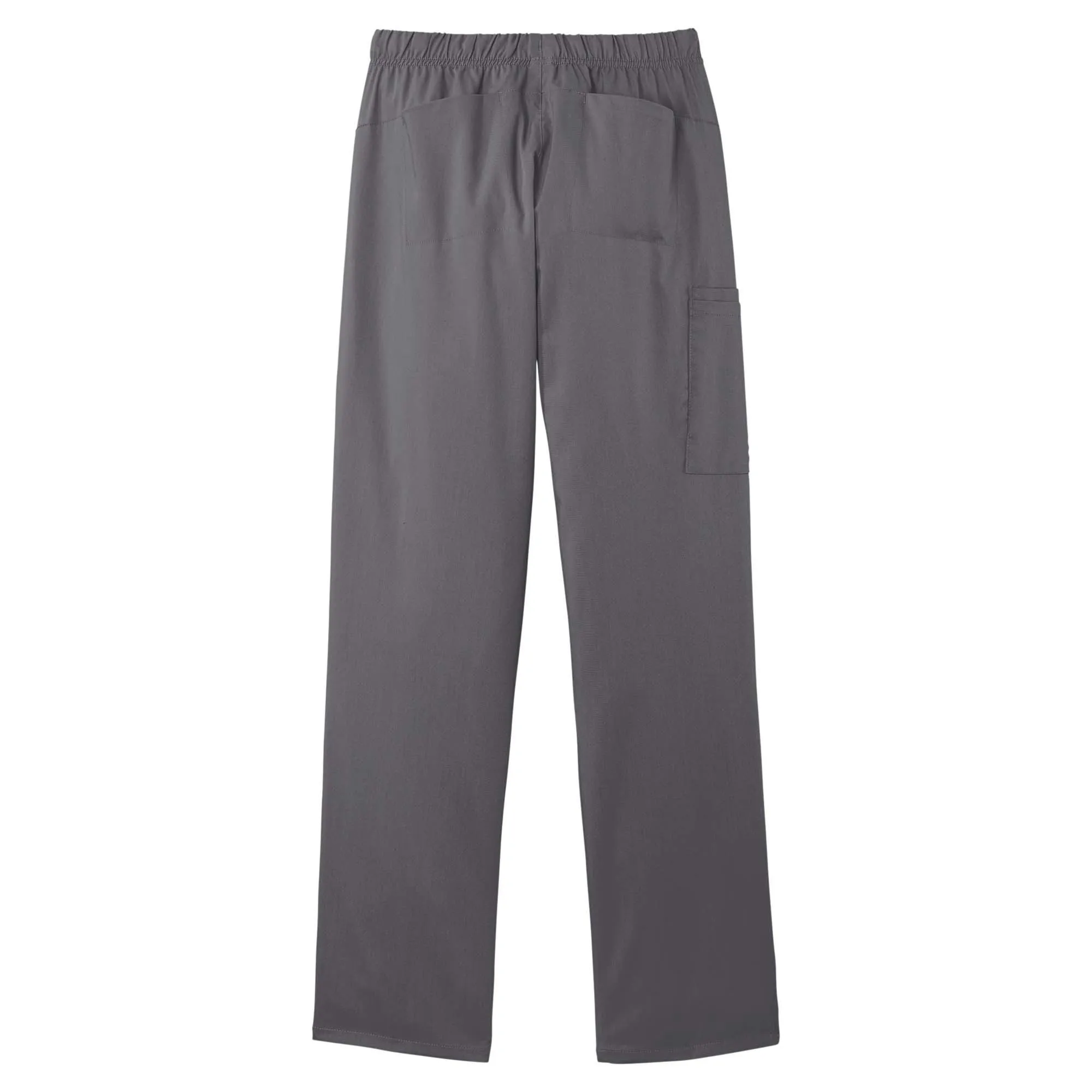 WonderWink WW4158 Women's Premiere Flex Cargo Pocket Scrub Pants - Pewter